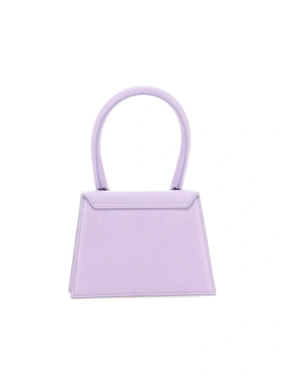 Shop Jacquemus Shoulder Bags In Lilac