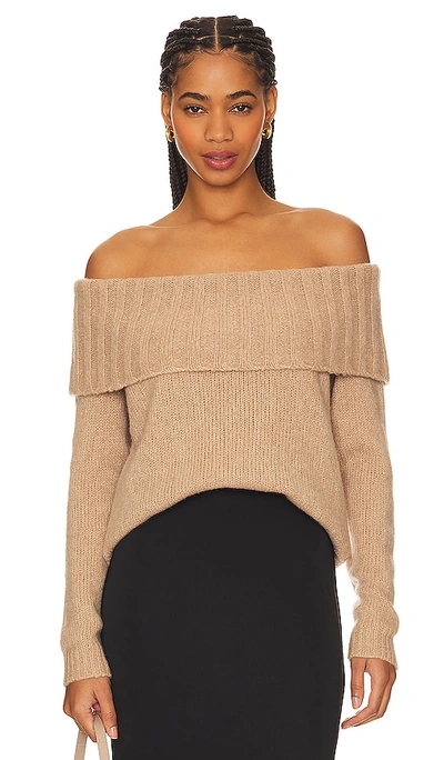 Shop Favorite Daughter The Andrea Sweater In Almond