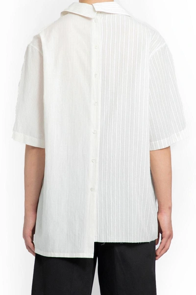 Shop Lanvin Shirts In White