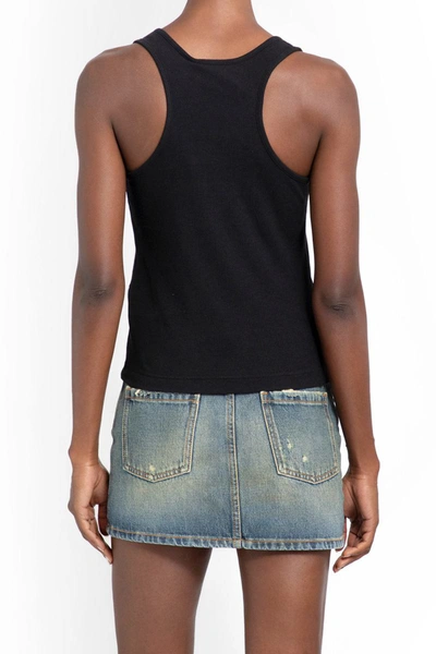 Shop Palm Angels Tank Tops In Black