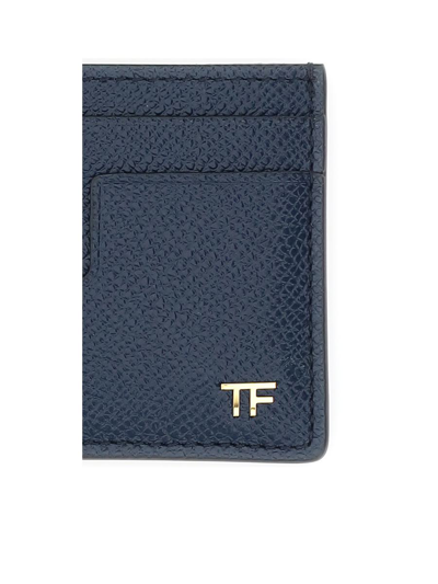Shop Tom Ford Wallets & Cardholder In Blue