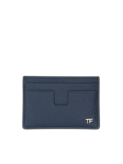 Shop Tom Ford Wallets & Cardholder In Blue
