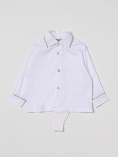 Shop La Stupenderia Shirt  Kids Color Beige