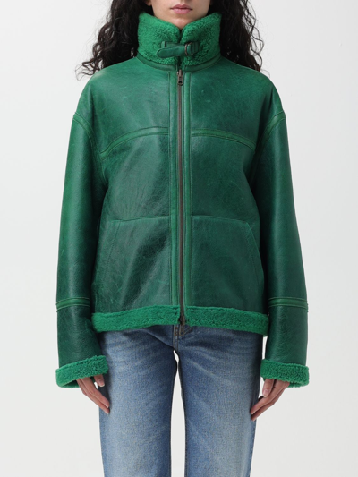 Shop Salvatore Santoro Jacket  Woman Color Green