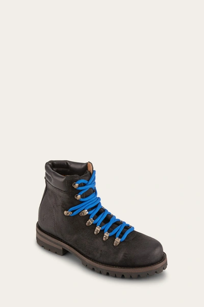 Shop The Frye Company Frye Hudson Hiker Lace-up Boots In Black