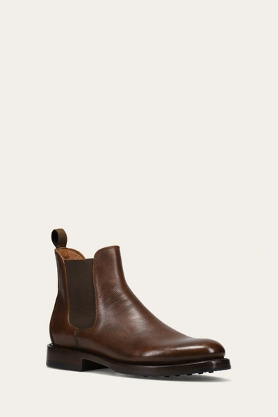 Shop The Frye Company Frye Dylan Chelsea Boots In Whiskey