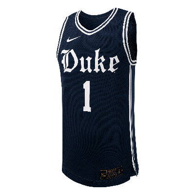 Shop Nike Duke  Men's College Basketball Replica Jersey In Black