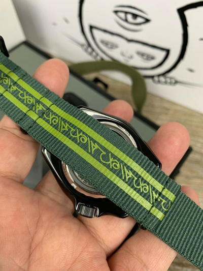 Pre-owned Seiko 5 Sports X Alex Face Srpg95k Breathe In The Green