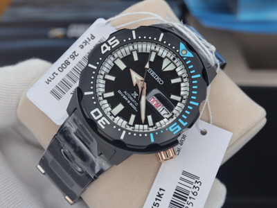 Pre-owned Seiko Monster Cloud Phenomenon Storm Srpk51 Limited Edition 1500pcs.