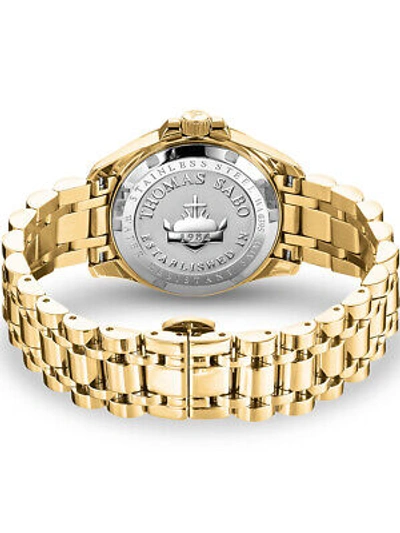 Pre-owned Thomas Sabo Wa0395-264-207 Divine Rainbow Ladies Watch 33mm 5atm