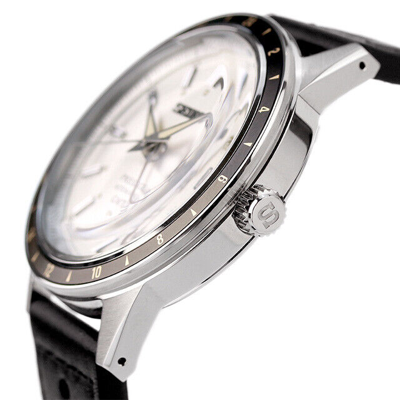 Pre-owned Seiko Presage Sary231 Gmt Automatic Vintage Style 60's Watch 40.8mm