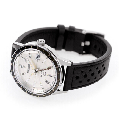 Pre-owned Seiko Presage Sary231 Gmt Automatic Vintage Style 60's Watch 40.8mm