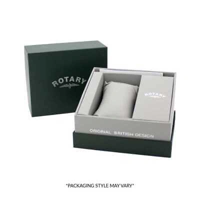 Pre-owned Rotary Contemporary Quartz (40mm) Silver Sunray Dial / Stainless Steel