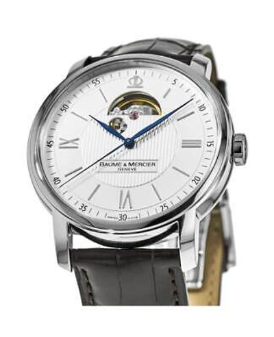 Pre-owned Baume Et Mercier Baume & Mercier Classima Automatic Silver Open Dial Men's Watch 8688