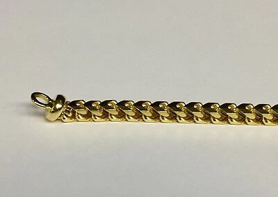 Pre-owned Nova 14k Solid Yellow Gold Franco Curb Box Mens Link 26" 3 Mm 35 Grams Chain Necklace In No Stone