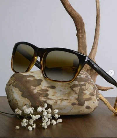 Pre-owned Vuarnet Sunglasses Vl000600227184 Vl0006 Legend 06 Black-tortoise + Skilynx In Yellow