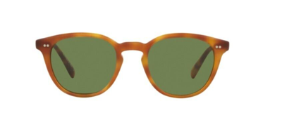 Pre-owned Oliver Peoples 0ov5454su Desmon Sun 14834e Havana/vibrant Green Sunglasses