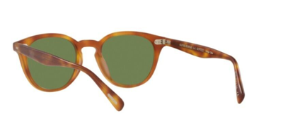 Pre-owned Oliver Peoples 0ov5454su Desmon Sun 14834e Havana/vibrant Green Sunglasses
