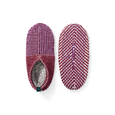 Bombas Texture Gripper Slipper - Cabernet