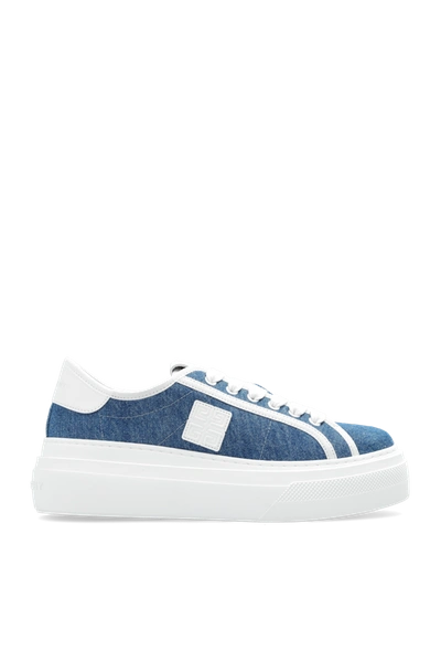 Shop Givenchy Blue ‘city' Platform Sneakers In New