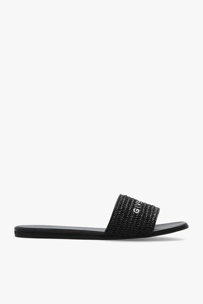 Shop Givenchy Black ‘4g' Leather Slides In New