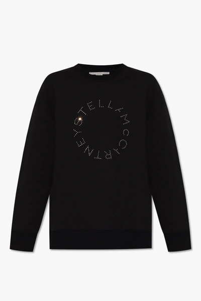 Shop Stella Mccartney Black Relaxed-fitting Sweatshirt In New