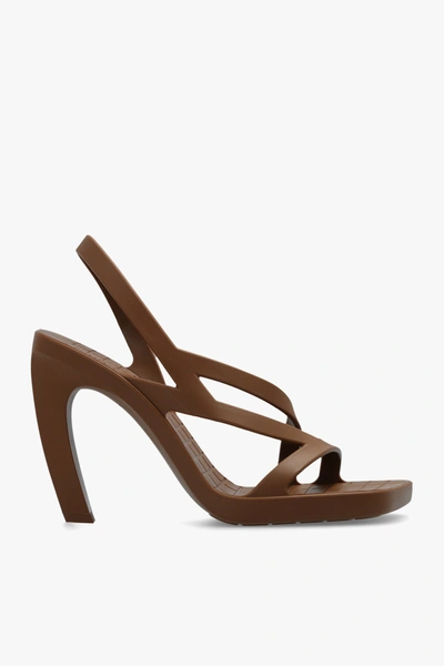 Shop Bottega Veneta Brown ‘jimbo' Heeled Sandals In New