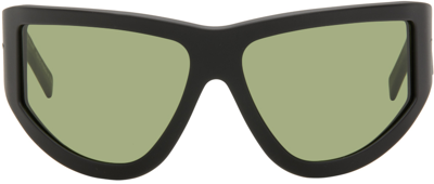 Shop Retrosuperfuture Black Knives Sunglasses In Black Matte