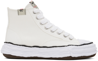 Miharayasuhiro "peterson" Og Sole Canvas High-top Sneaker In White