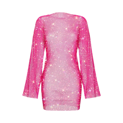 Shop Santa Brands Pink Diamond Mini Dress