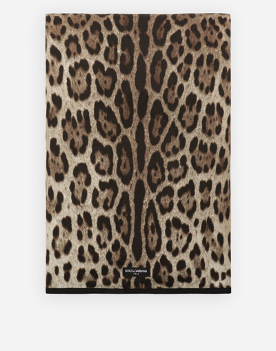 Dolce & Gabbana 6-seater Linen Tablecloth In Multicolor