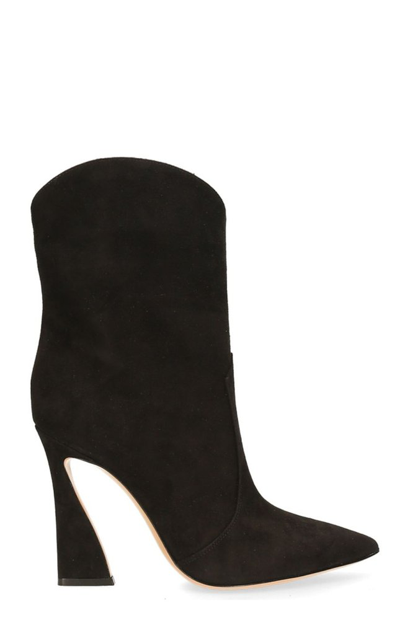 Shop Gianvito Rossi Vegas Pointed In Black