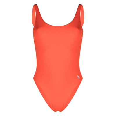 Shop Sporty And Rich Sporty & Rich Open Back One In Orange