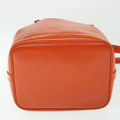 Pre-owned Louis Vuitton Noé Orange Leather Shoulder Bag ()