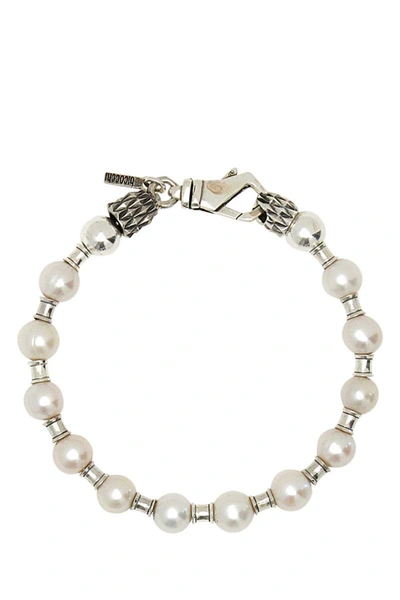 Shop Emanuele Bicocchi Bracelets In Silver