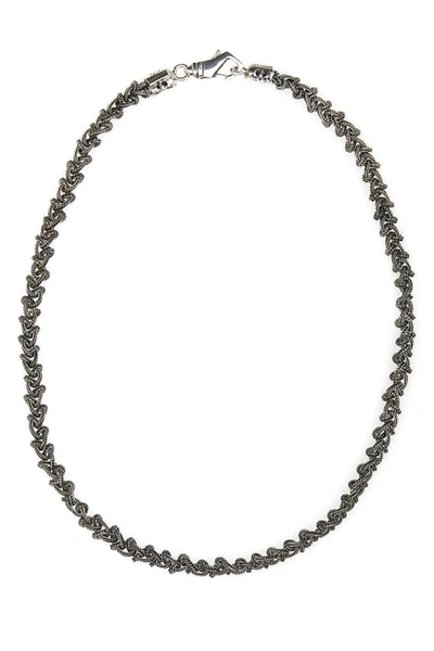 Shop Emanuele Bicocchi Necklaces In Silver
