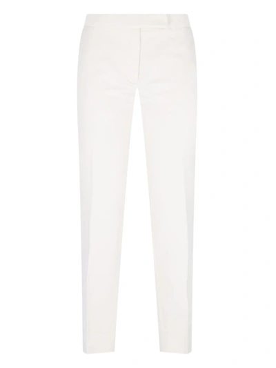 Sa Su Phi Slim-fit Trousers In White