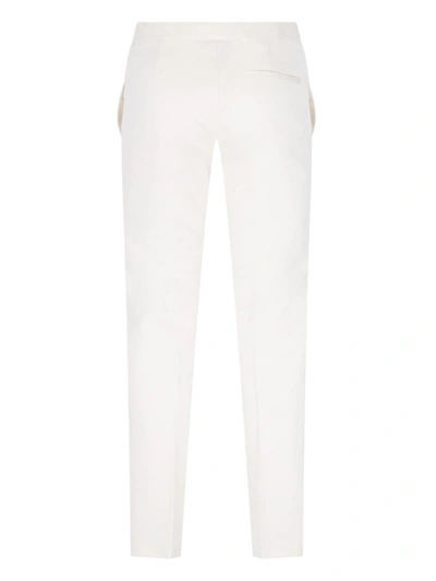 Sa Su Phi Slim-fit Trousers In White