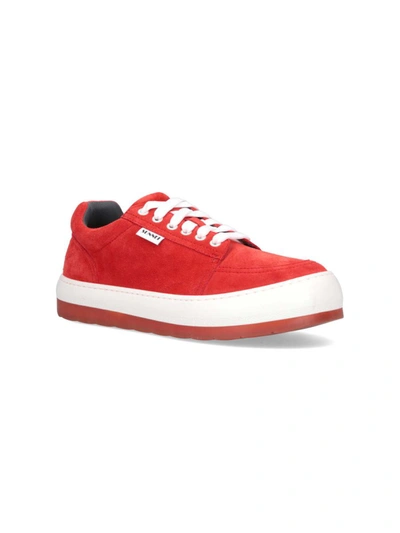 Shop Sunnei Sneakers In Red