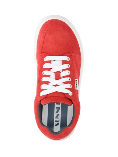 Shop Sunnei Sneakers In Red