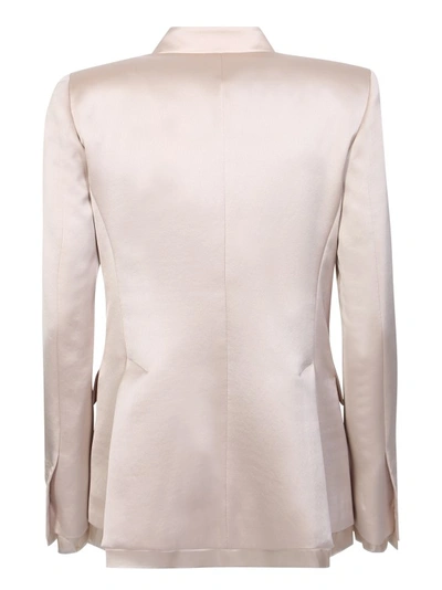 Blanca Vita Double-breasted Blazer In Neutrals