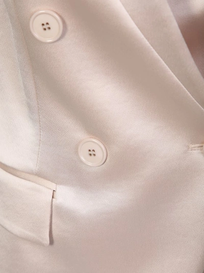 Blanca Vita Double-breasted Blazer In Neutrals