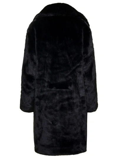 Shop Apparis Stella' Black Eco-fur In Faux Fur