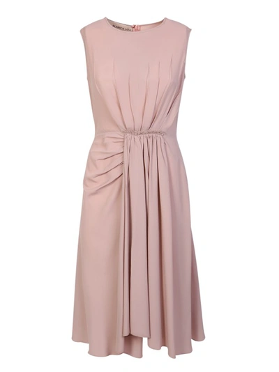 Shop Blanca Vita Nude Asimina Dress In Pink