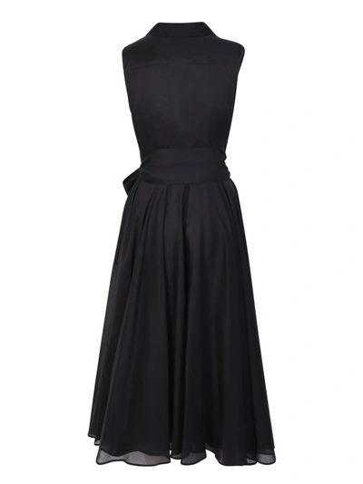 Shop Blanca Vita Black Midi Dress