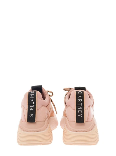 Shop Stella Mccartney Panelled Design Eclipse Alter Sneakers In Pink Leather In Neutrals