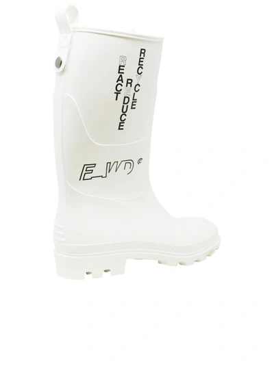 Shop F_wd White Recycled Rubber Rainboots