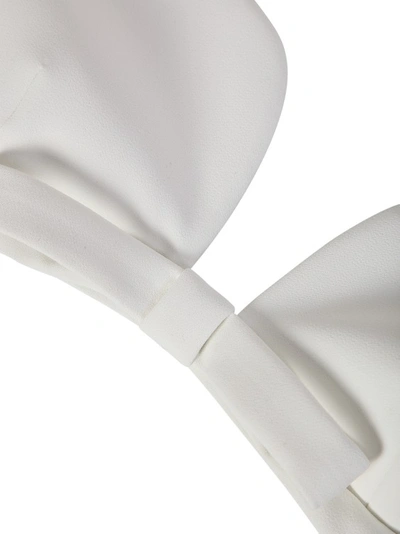 Shop Blanca Vita Bow Detail White Bra Top
