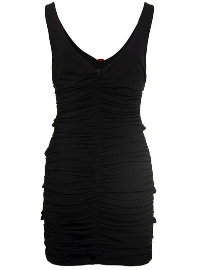 Shop Magda Butrym Pf23 Dress 33 Black