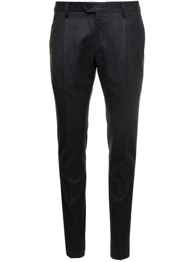 Shop Reveres 1949 One-pleat Trousers In Black